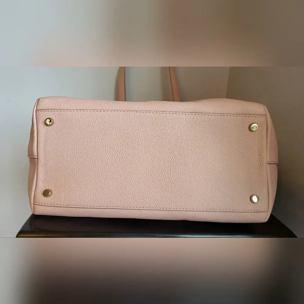 Kate Spade Blush Pink Tote Bag Leather EUC